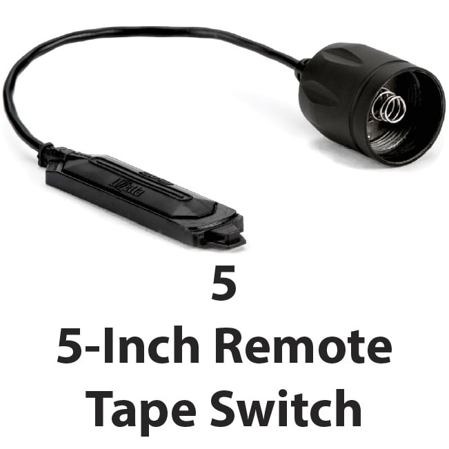 image of elzetta 5-inch remote tape switch tailcap