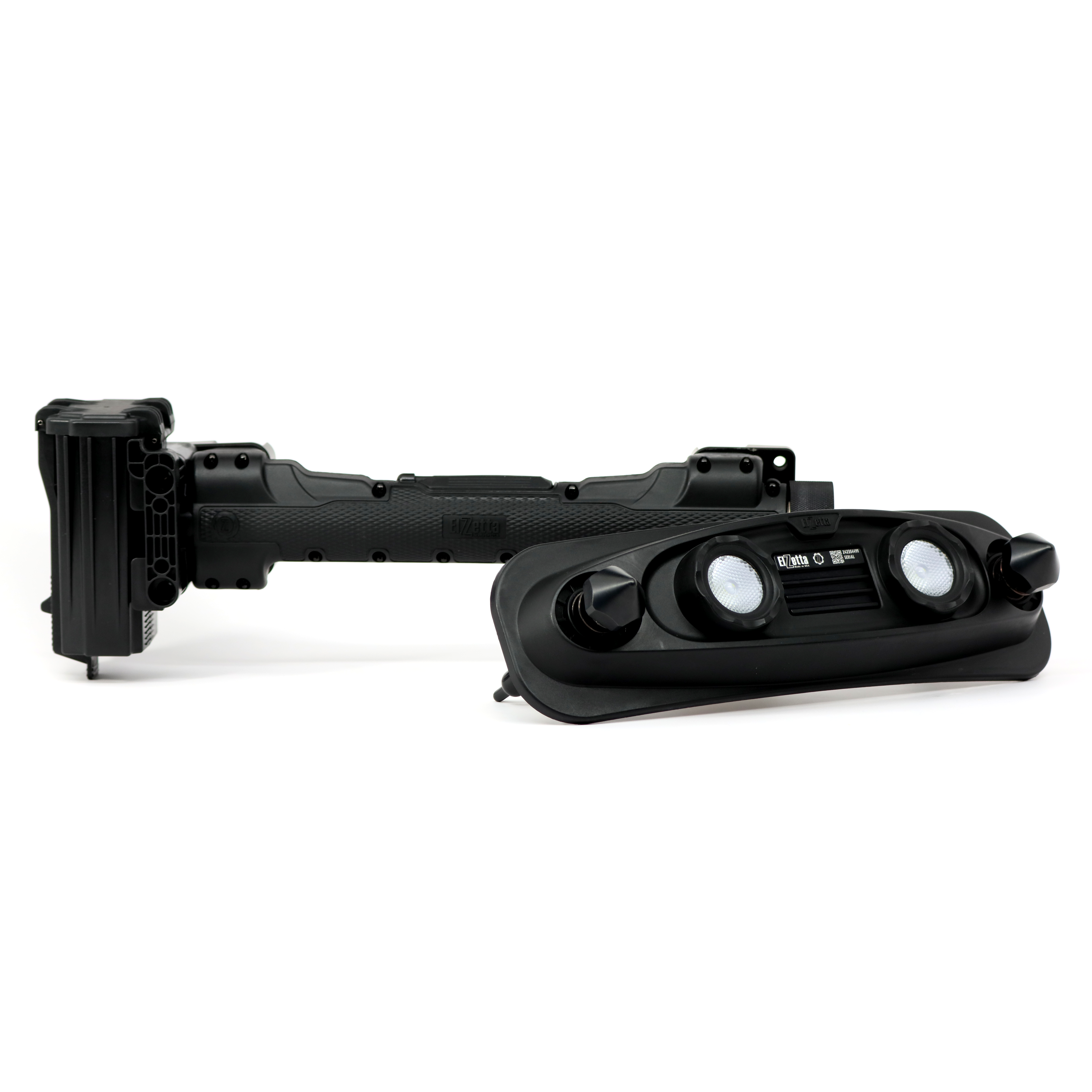 ZSLR-C with Light Pod ZSLR-C Light and Handle on white background