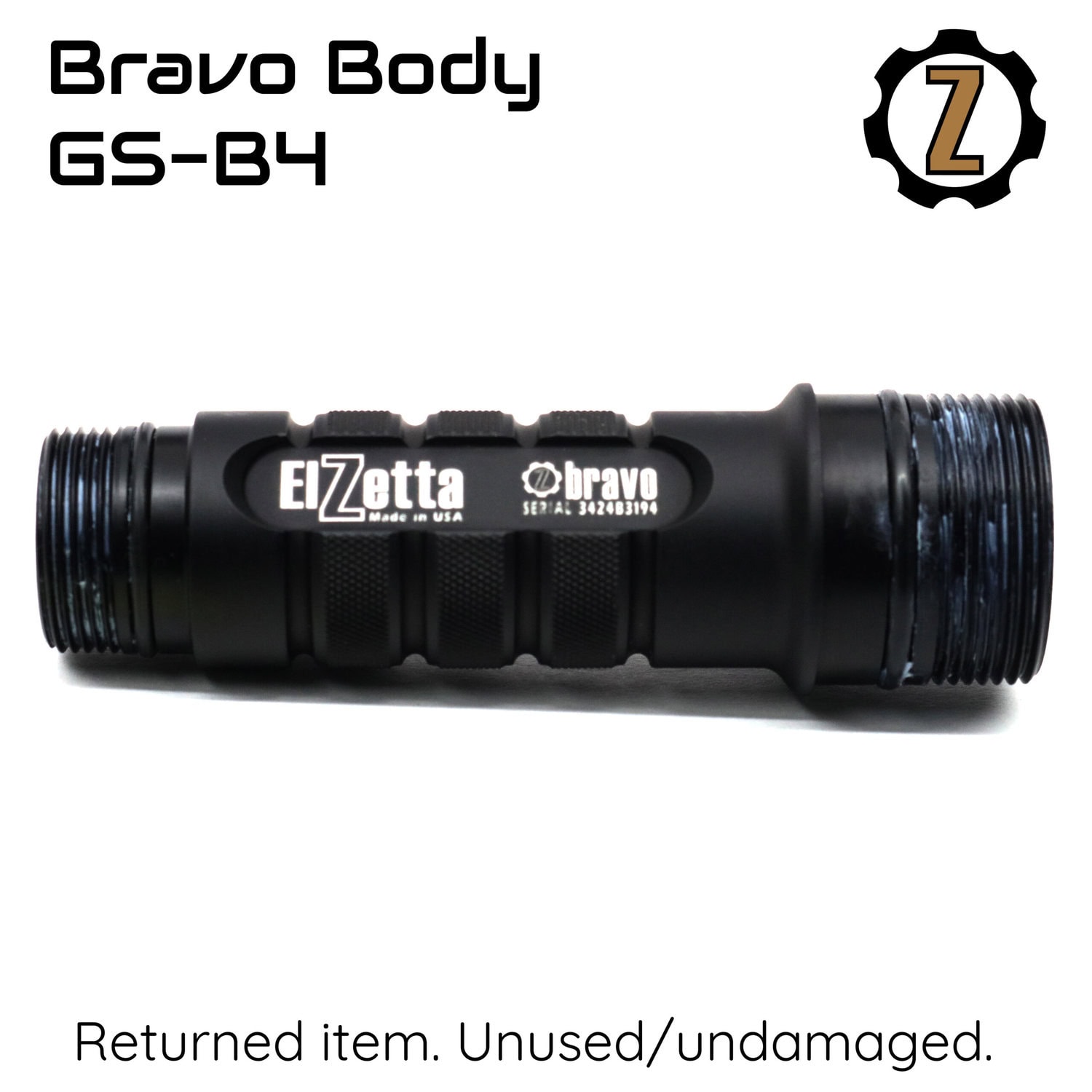 Picture of garage sale item bravo body. Text reads: "Bravo Body GS-B4"