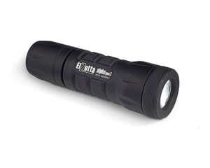 Elzetta Alpha Gen3 Model A111 Flashlight with Standard Bezel Ring, Standard Lens and Rotary Tailcap