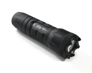 Elzetta Alpha Gen3 Model A311 Flashlight with Crenellated Bezel Ring, Standard Lens and Rotary Tailcap