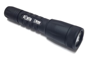 Elzetta Bravo High Candela 2-Cell Flashlight with Standard Bezel and Click Tailcap