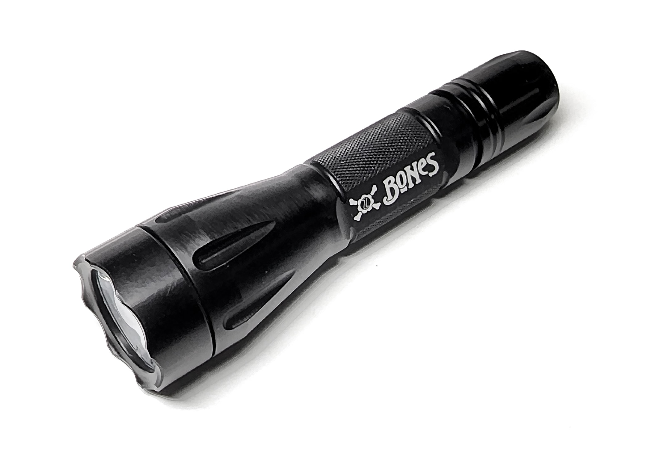 Bones flashlight. Black Anodized Mil-Spec Type III.