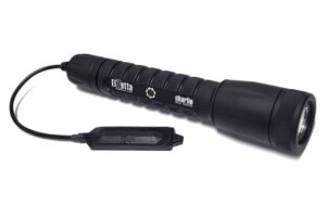 Elzetta Charlie High Candela 2-Cell Flashlight with Standard Bezel and 5-inch Tape Switch