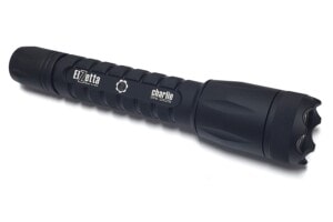 Elzetta Charlie High Candela 3-Cell Flashlight with Crenelated Bezel and Click Tailcap