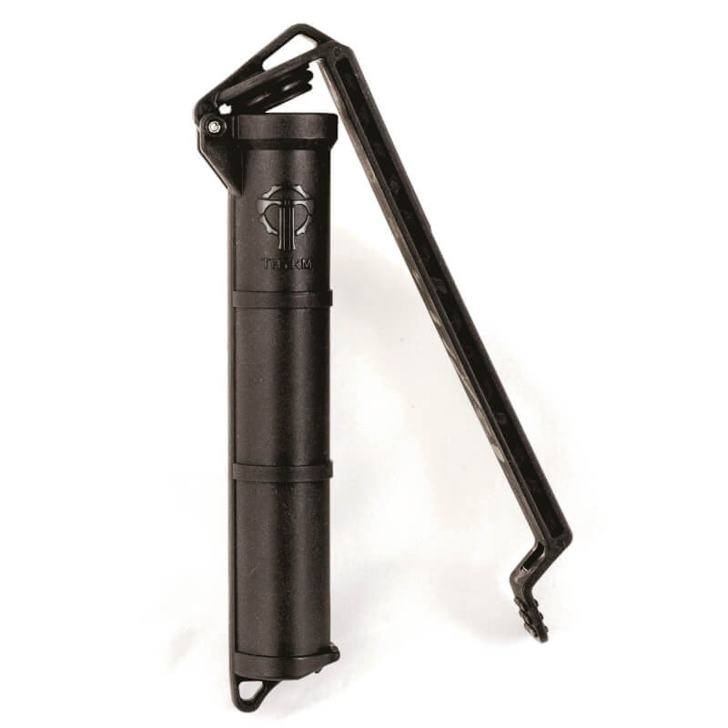 Cell Vault Battery Storage Container with lid/clip open.