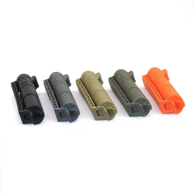 Thyrm Cell Vault Colors. Black, Grey, Tan, Olive Drab, Orange.