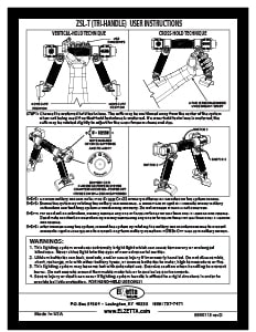 Elzetta ZSL-T Tri-Handle Shield Light Instructions Thumbnail