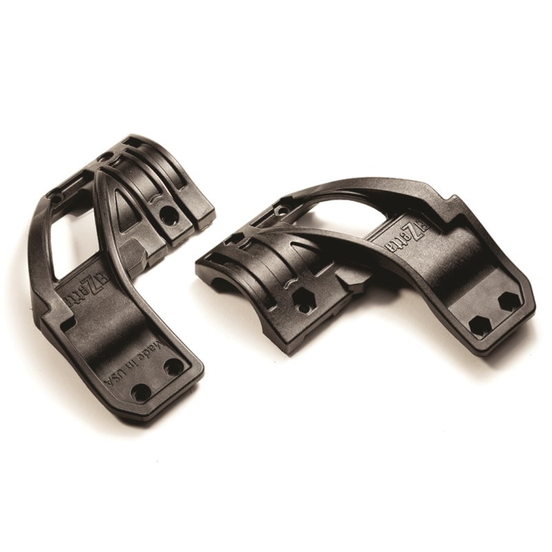 Elzetta ZFH1500 Flashlight Mount parts in Matte Black