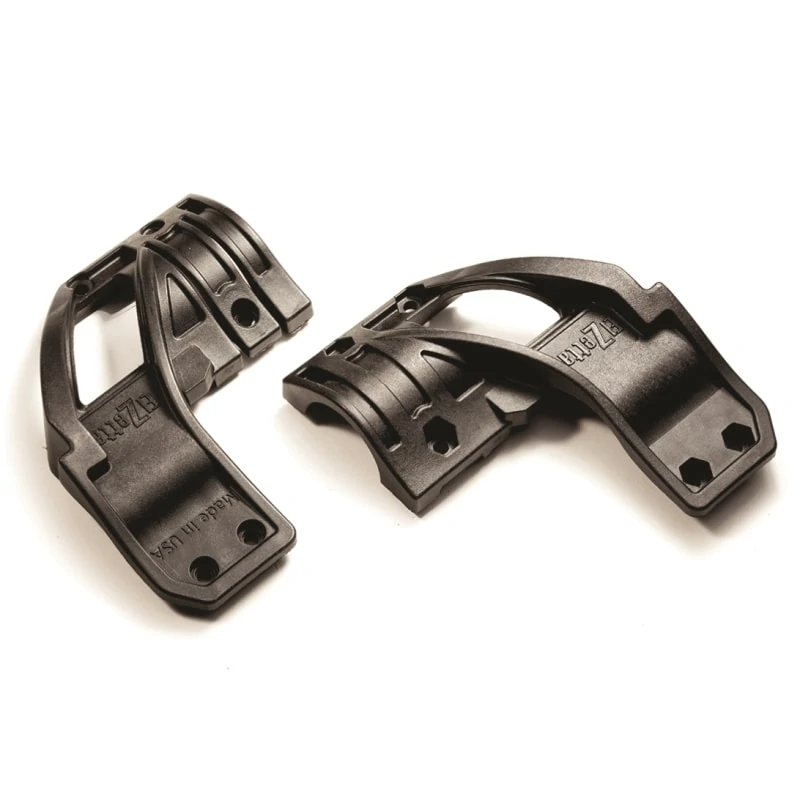 Elzetta ZFH1500 Flashlight Mount parts in Matte Black